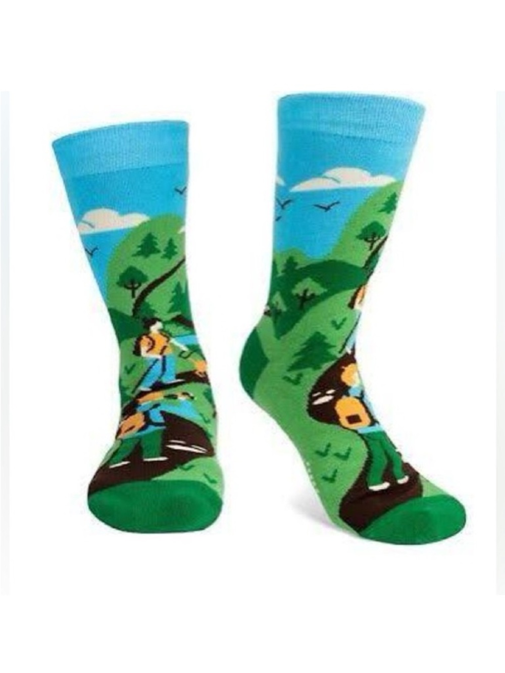 NWT Lavley Socks I’d Rather Be Hiking Adult Crew Socks